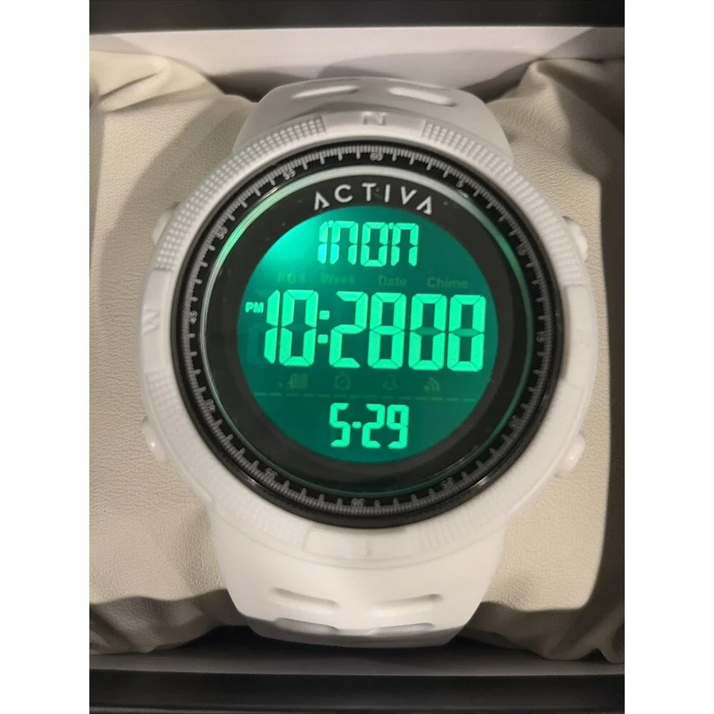 Invicta x Activa men’s watch digital essentials 50mm White Blakc ACW1915-007